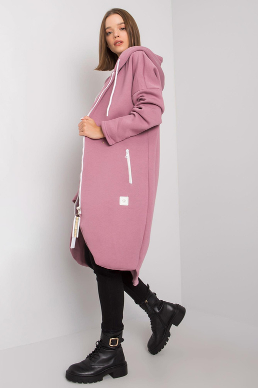 Špinavě růžová mikina Ohromující