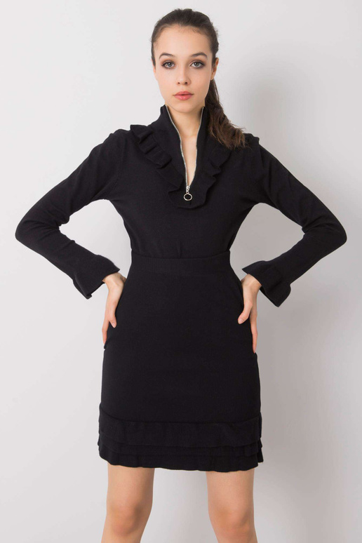 Černý pletený set Abena