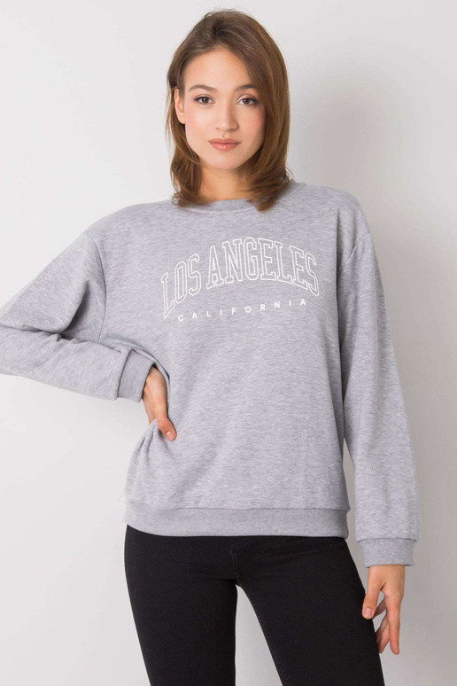 Dámská mikina v šedé melange Drew RUE...