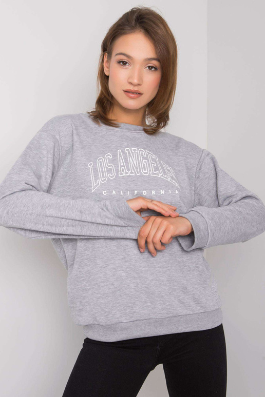 Dámská mikina v šedé melange Drew RUE...