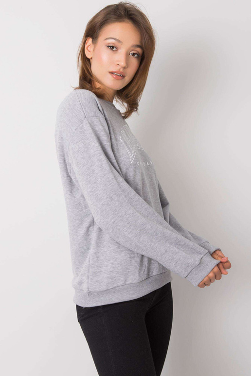 Dámská mikina v šedé melange Drew RUE...