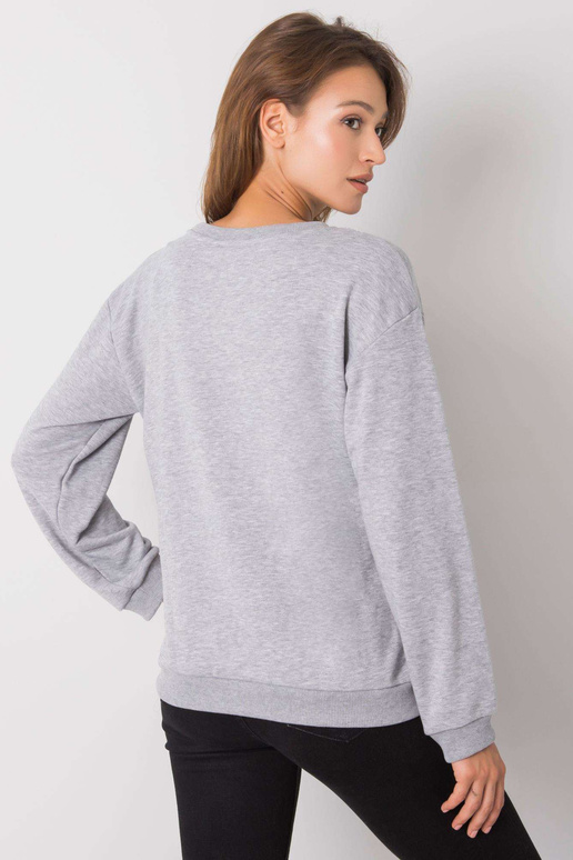 Dámská mikina v šedé melange Drew RUE...