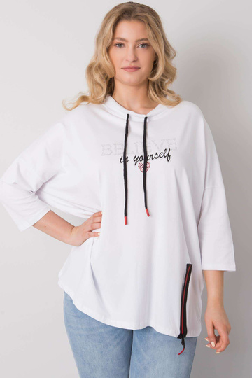 Bílá nadměrná halenka s... 2