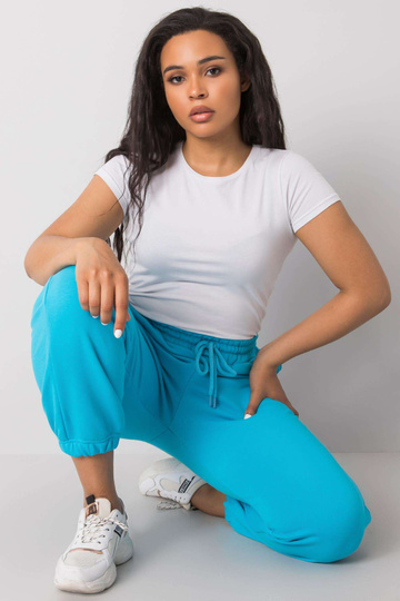 Modré základní tepláky...