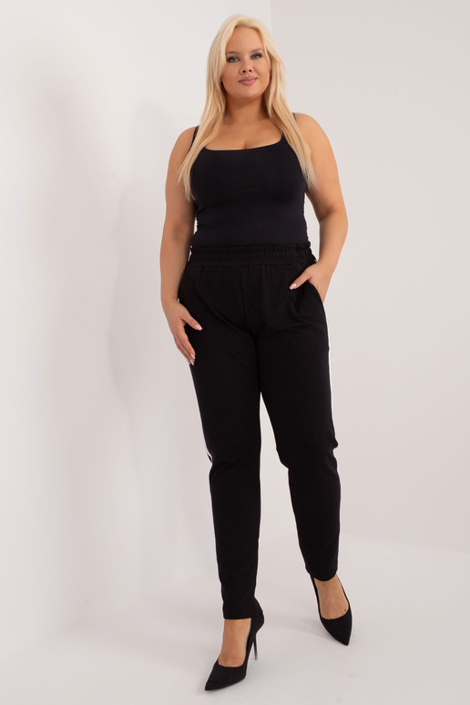 Černé tepláky Kairi Plus Size