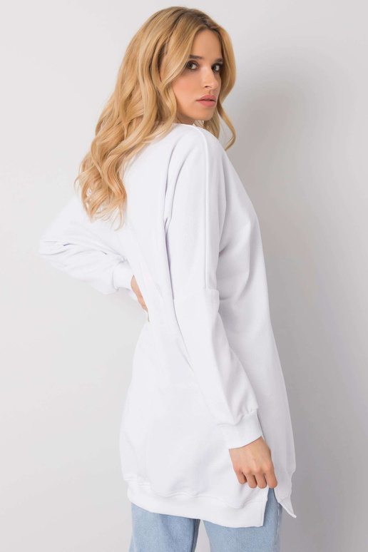 Bílá tunika s nápisem Corazon RUE PARIS