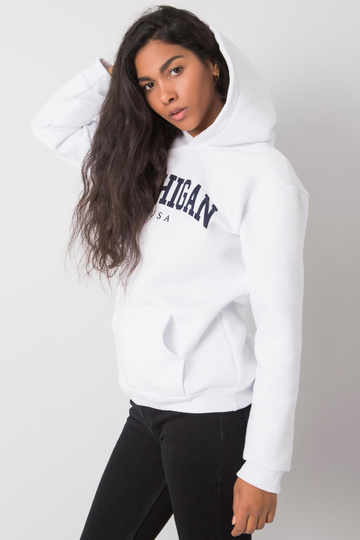 Bílá mikina s kapucí... 2