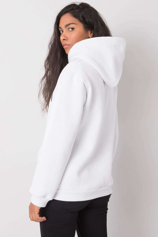 Bílá mikina s kapucí Khianna RUE PARIS Bílá mikina s kapucí Khianna RUE PARIS