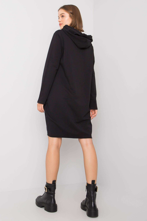 Černé šaty Aldila s kapucí