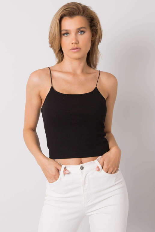 Černý páskový top Skye