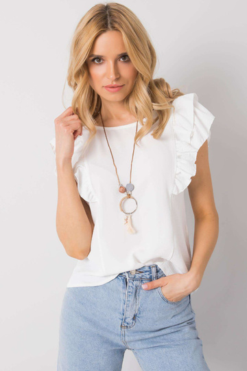 Bílá halenka s volány Macy... 2