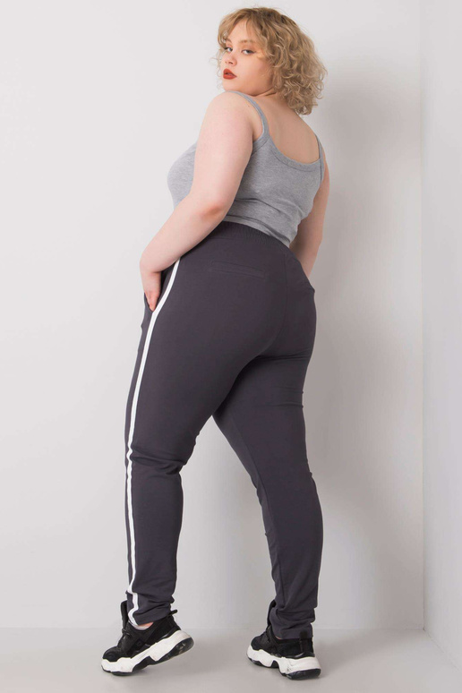 Dámské grafitové tepláky Kairi Plus Size