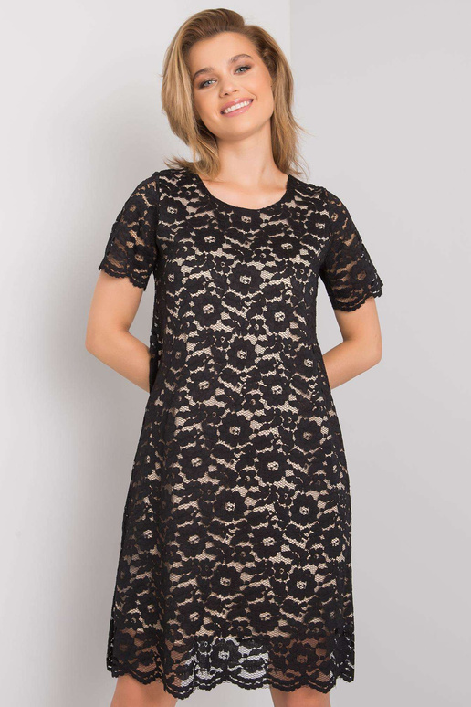 Černé krajkové šaty Lulu