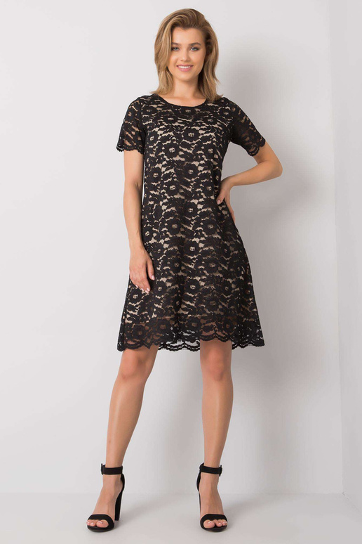 Černé krajkové šaty Lulu