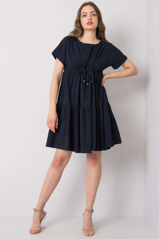 Námořnicky modré ležérní šaty Sebille...