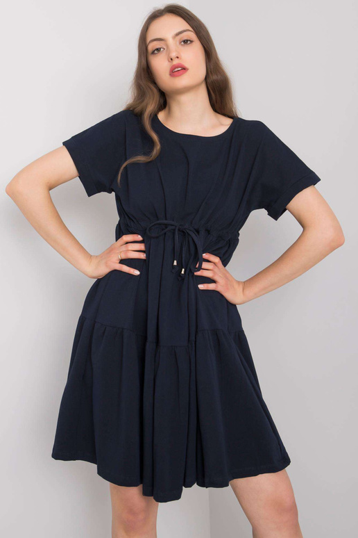 Námořnicky modré ležérní šaty Sebille...