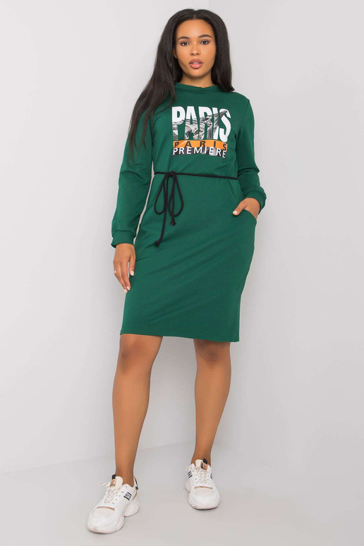 Lareen zelené bavlněné šaty