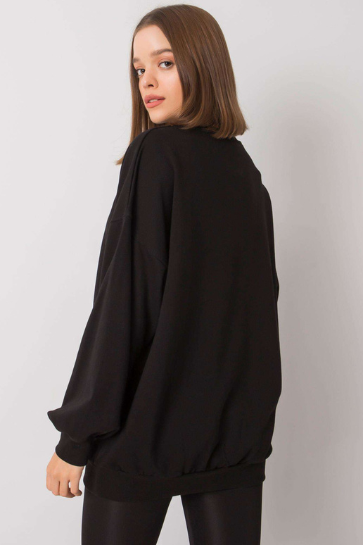 Černá mikina s nápisem Adelynn