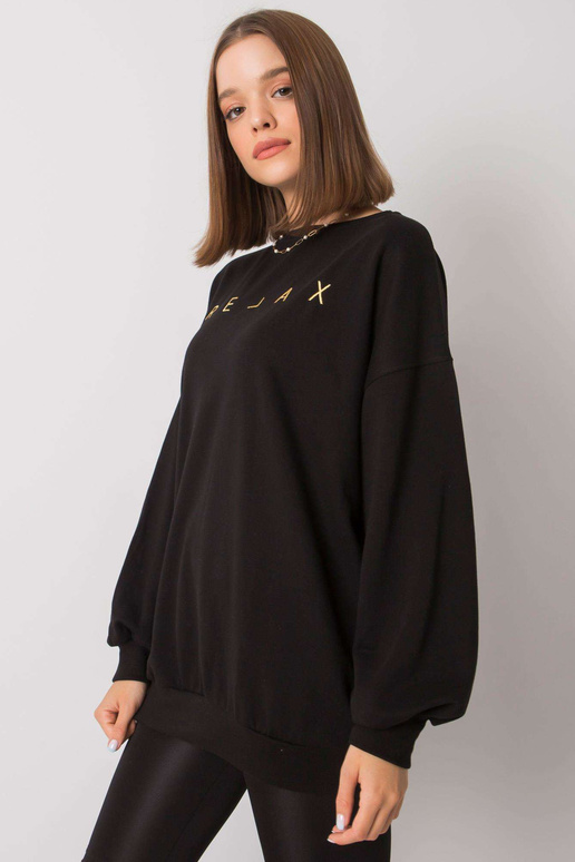 Černá mikina s nápisem Adelynn