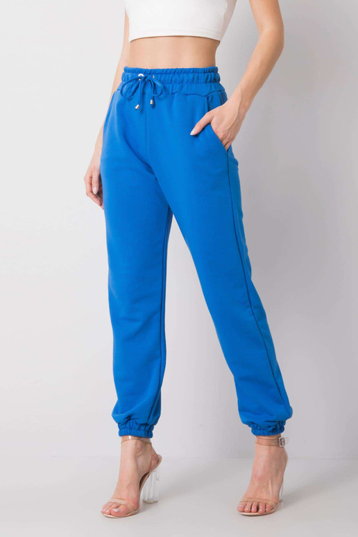 Tmavě modré kalhoty Agueda RUE PARIS