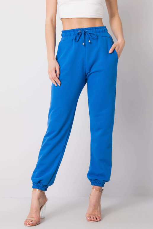 Tmavě modré kalhoty Agueda RUE PARIS