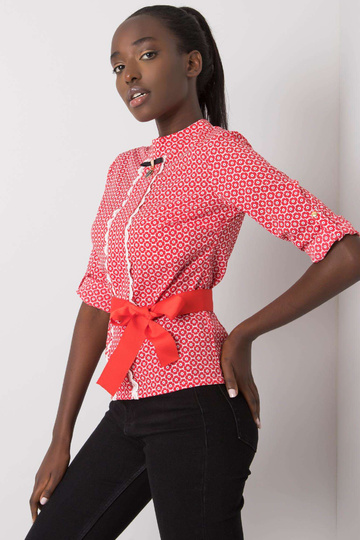 Bílá a červená halenka se... 2