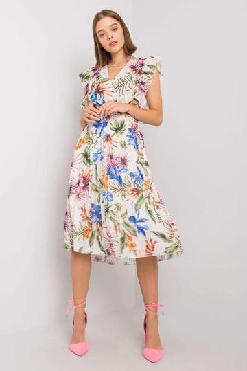 Bílé plisované šaty Garrina 2