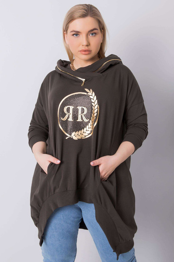 Tmavá khaki velká fantasy...