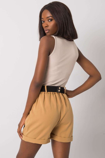 Camel šortky s páskem Laurell