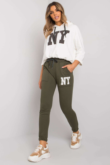 Bílo-khaki ležérní set Lillynn 2