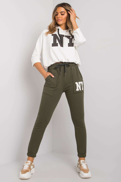 Bílo-khaki ležérní set Lillynn