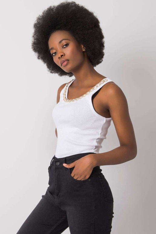 Top Jaylee OCH BELLA White Chain Top