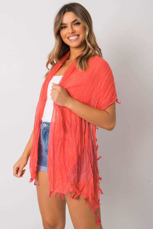 Korálový viskózový šátek