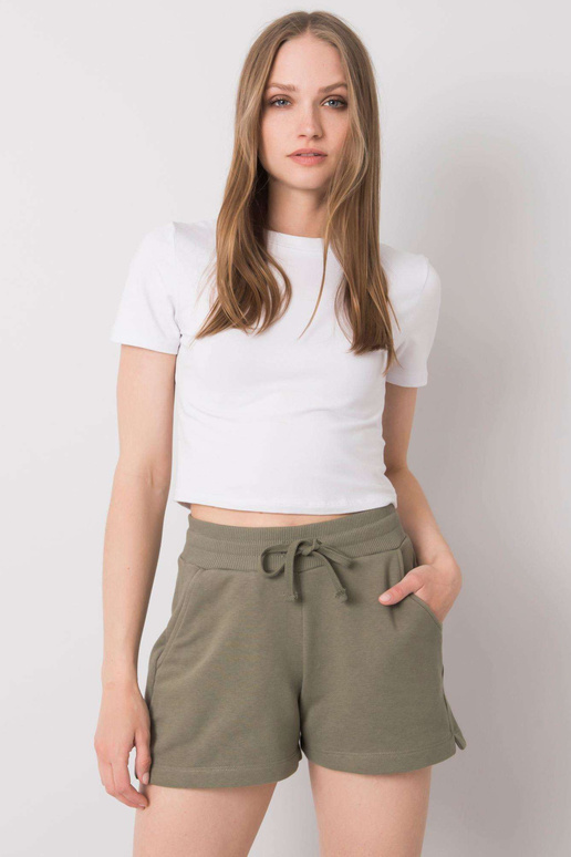 Khaki bavlněné šortky Anastasie FOR... Khaki bavlněné šortky Anastasie FOR...