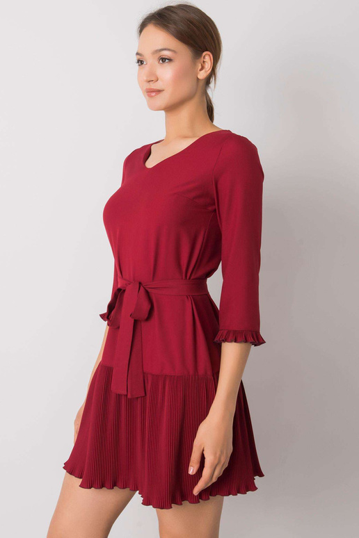 Vínové Fleur šaty