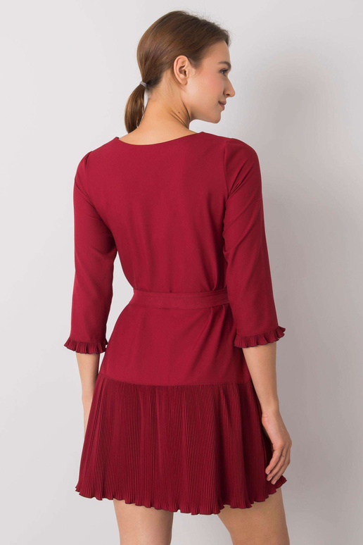 Vínové Fleur šaty