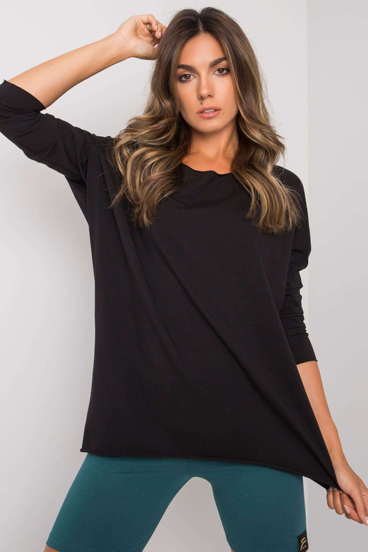 Černá bavlněná halenka Carlee