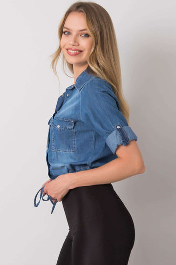 Modrá bavlněná košile... 2