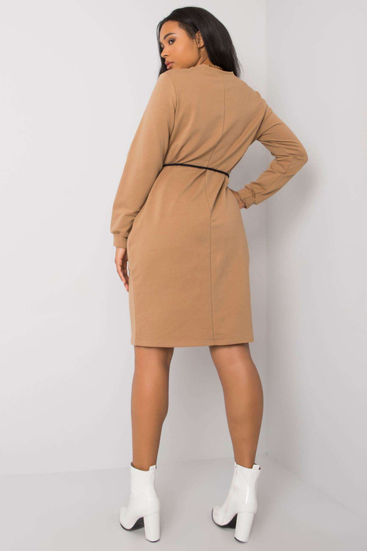 Velbloudí bavlněné šaty Lareen