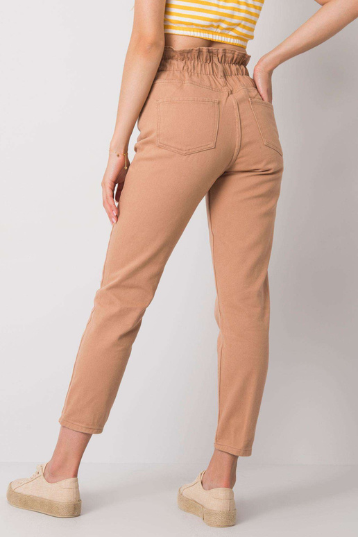 Camel džíny s vysokým pasem Araceli...