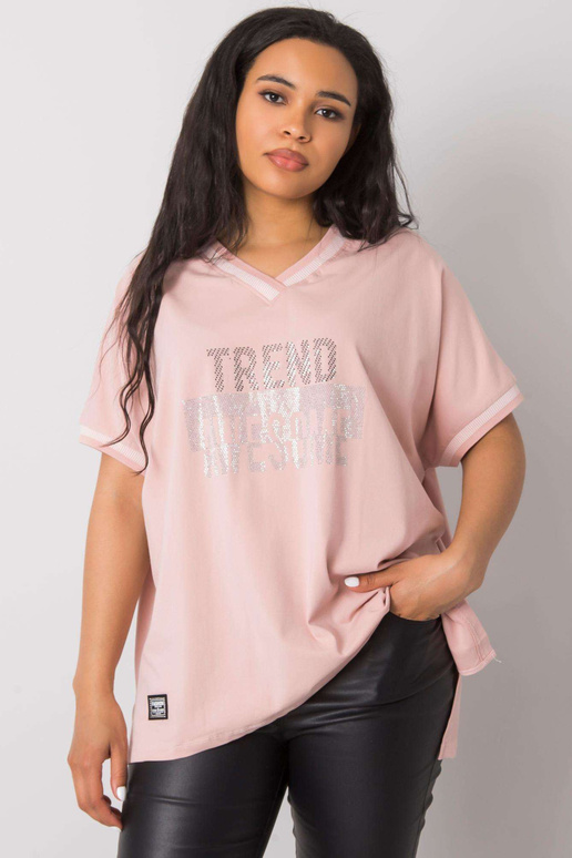 Špinavě růžová halenka větší...