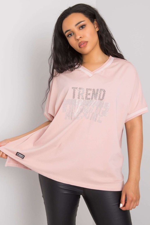 Špinavě růžová halenka větší...