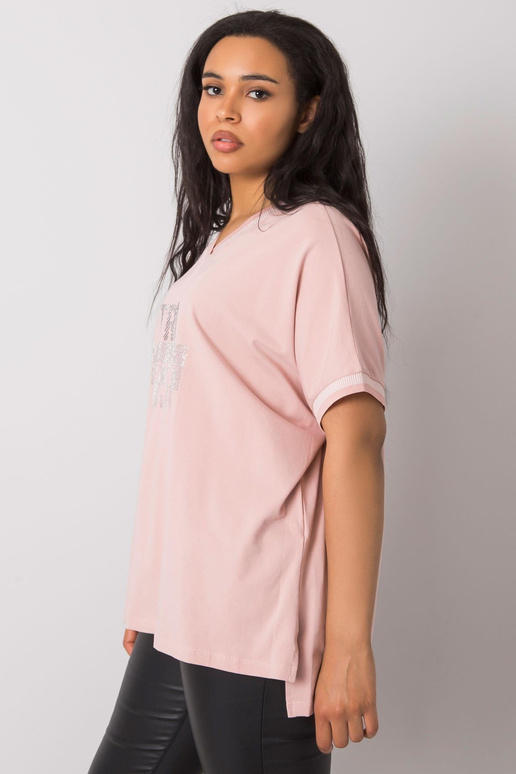 Špinavě růžová halenka větší...