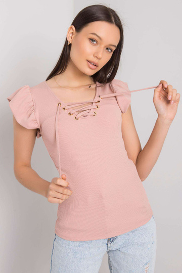 Špinavě růžová halenka se... 2