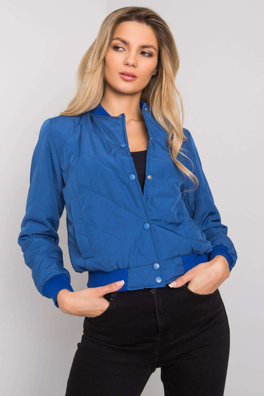 Sherise tmavě modrá prošívaná bunda...