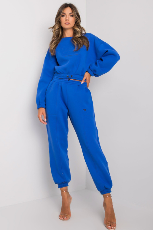 Tmavě modrá sada dvoudílných mikin...