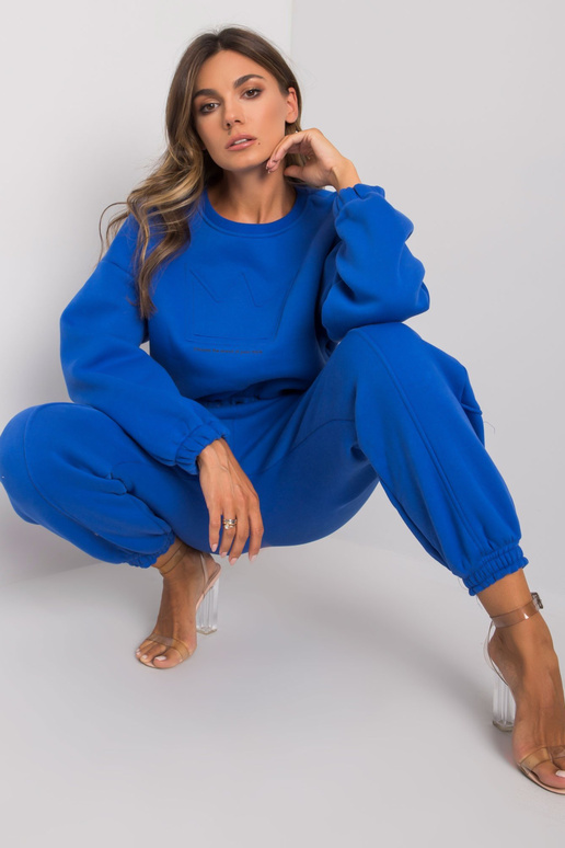 Tmavě modrá sada dvoudílných mikin...