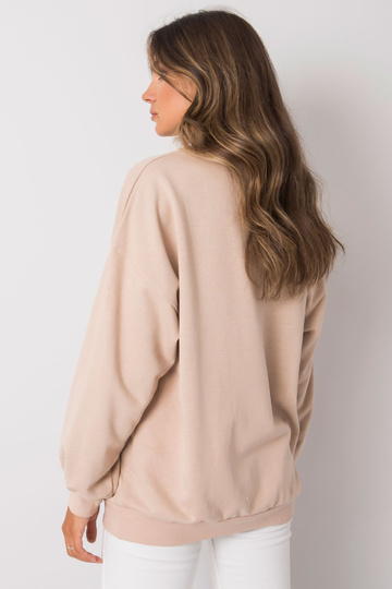 Béžová mikina s nápisem...