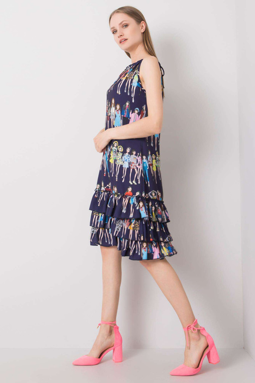 Námořnicky modré šaty Mariangela RUE...