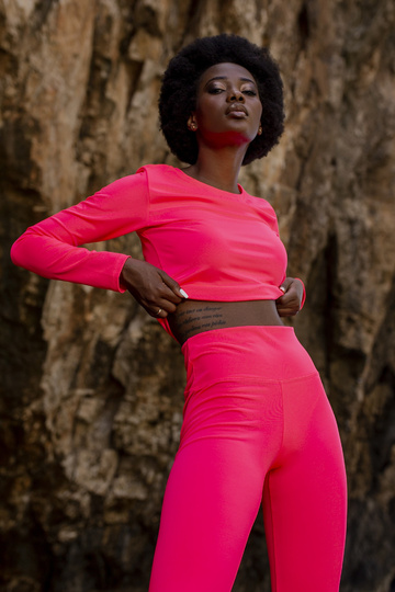 Fluo růžový sportovní set... 2